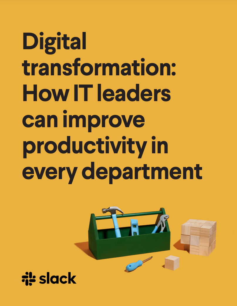 Digital transformation: How IT leaders can improve productivity in every department