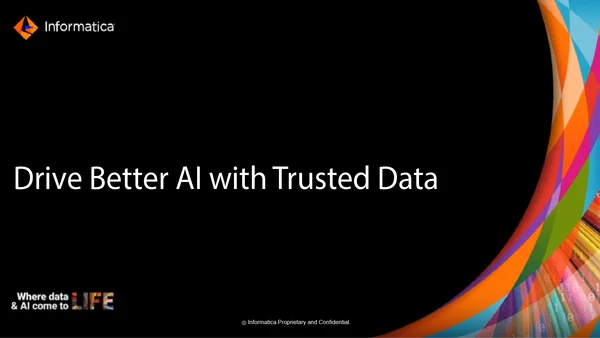 Drive Better AI with Trusted Data