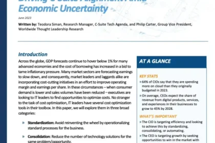 Driving C-Suite Alignment Amid Economic Uncertainty