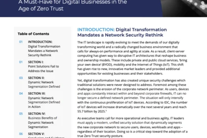 Digital Transformation Mandates a Network Security Rethink