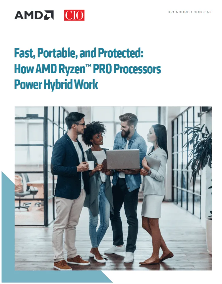 Fast, Portable, and Protected: How AMD Ryzen™ PRO Processors Power Hybrid Work