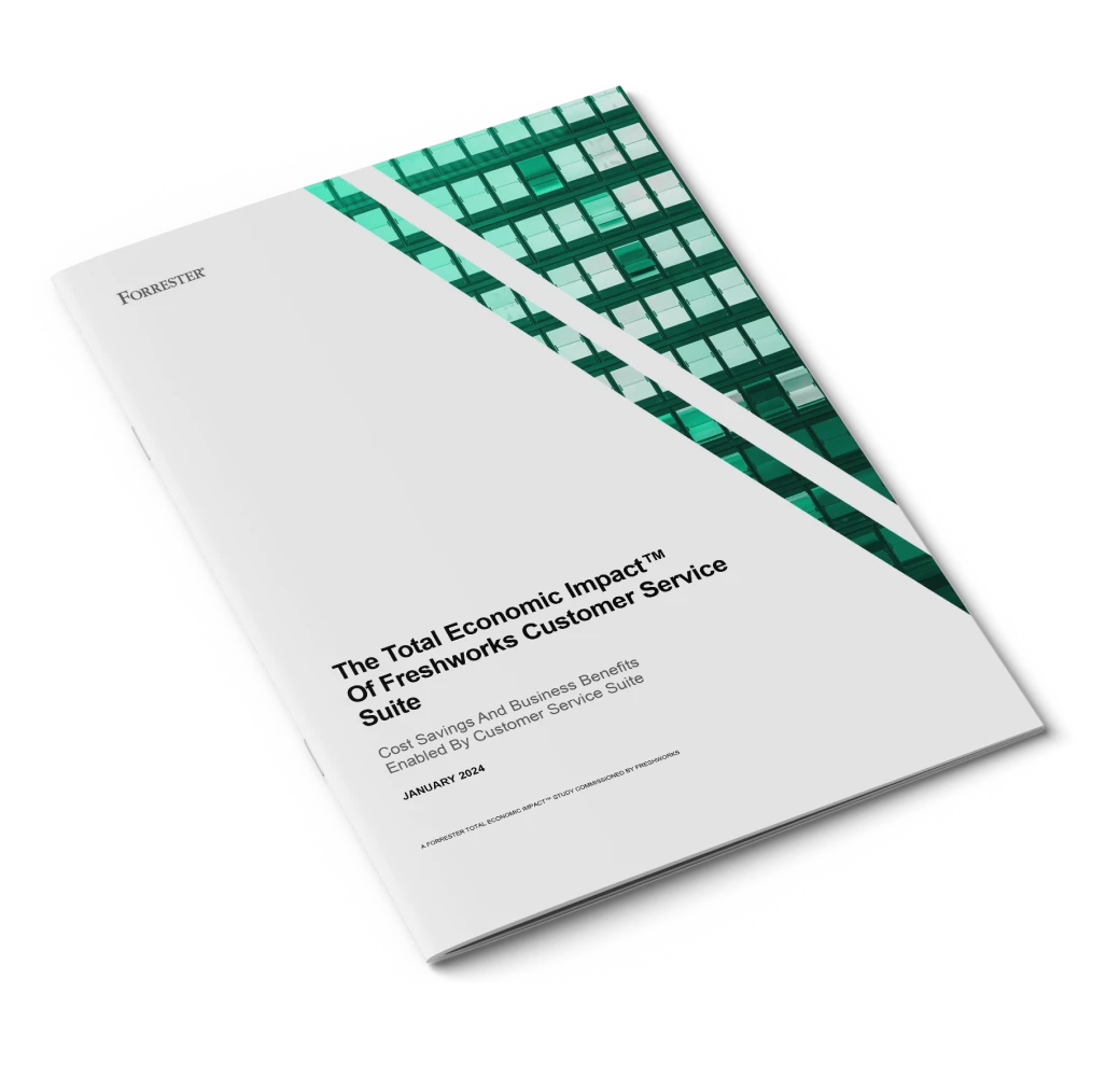 Freshworks Customer Service Suite delivers a 225% ROI according to Forrester study