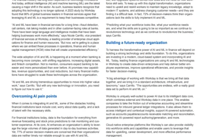 Workday + Fortune: How financial institutions can harness the power of AI and ML