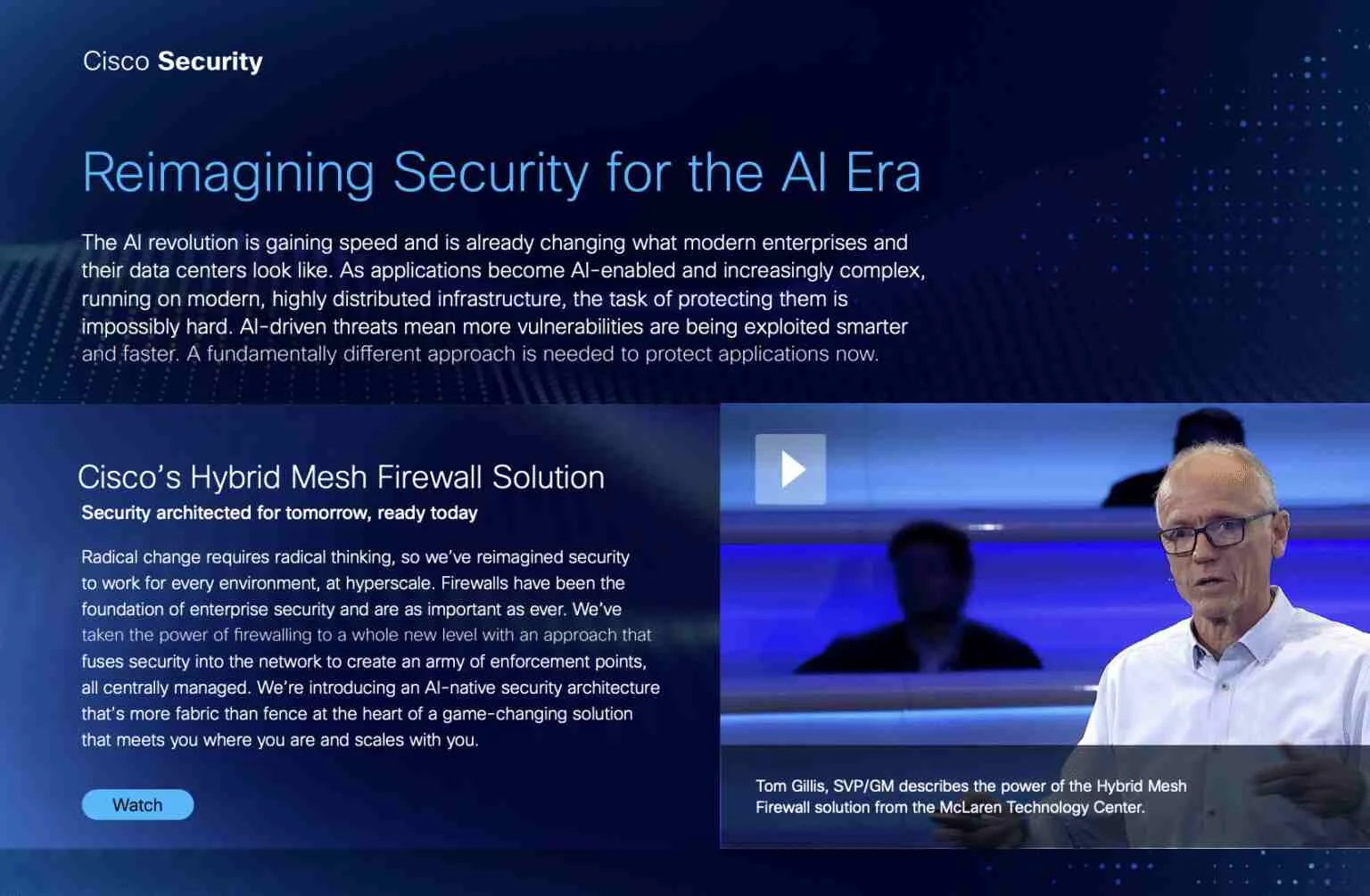 Hybrid Mesh Firewall – Security architected for tomorrow, ready today