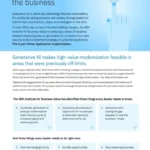 IBV – ceo-generative-ai- application-modernization