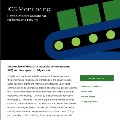 ICS Monitoring: How to improve operational resilience and security