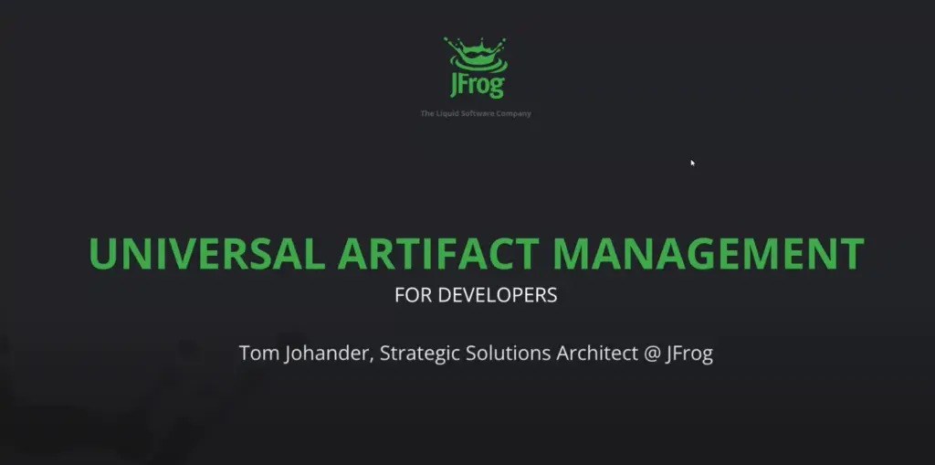 INTRODUCTION TO ARTIFACTORY