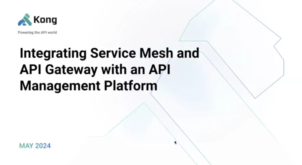 Platform Demo: Integrating Service Mesh and API Gateway with an API Platform