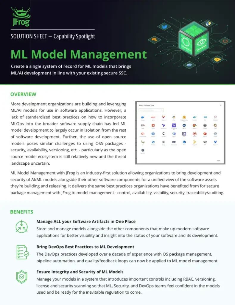 IMPLEMENTING AI FAST – WITHOUT COMPROMISING SOFTWARE SUPPLY CHAIN SECURITY