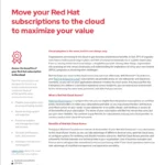 Move your Red Hat subscriptions to the cloud to maximize your value