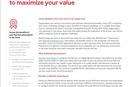 Move your Red Hat subscriptions to the cloud to maximize your value