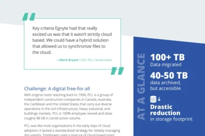 PCL Construction reduces IT costs despite doubling data