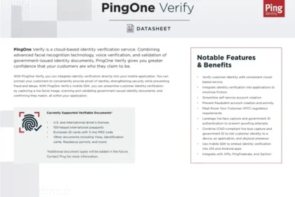 PingOne Verify Datasheet