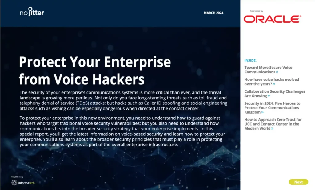 Protect your enterprise from voice hackers
