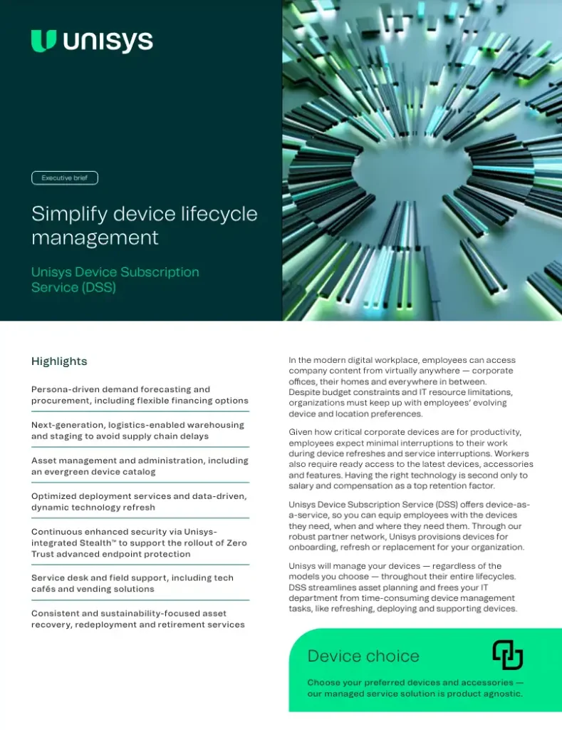 Energize your digital workforce with simplified device life cycle management