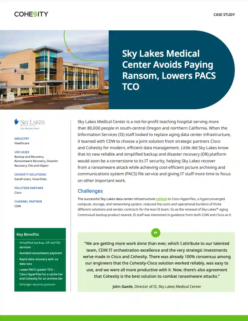How Sky Lakes Medical Beat Ransomware