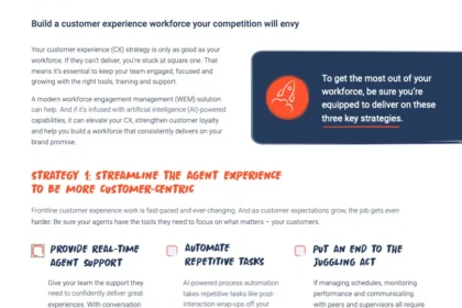 Supercharge Customer Experience Teams With Al