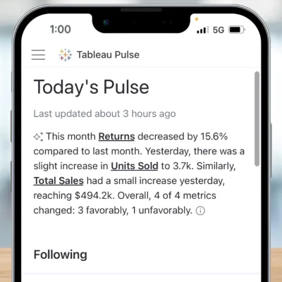 TABLEAU AI & TABLEAU PULSE DEMO