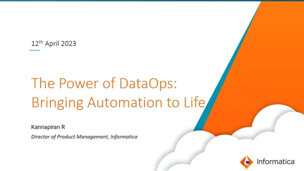 The Power of DataOps: Bring Automation to Life