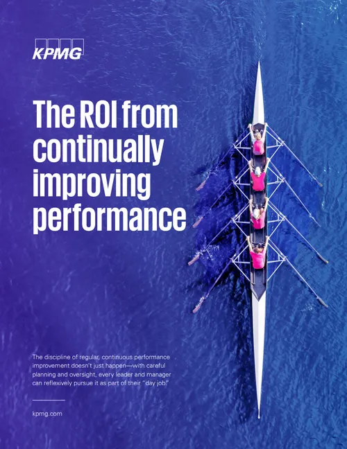 The ROI from Continually Improving Performance.