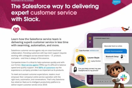 The Salesforce way to delivering expert customer service with Slack