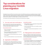 Top considerations for planning your CentOS Linux migration