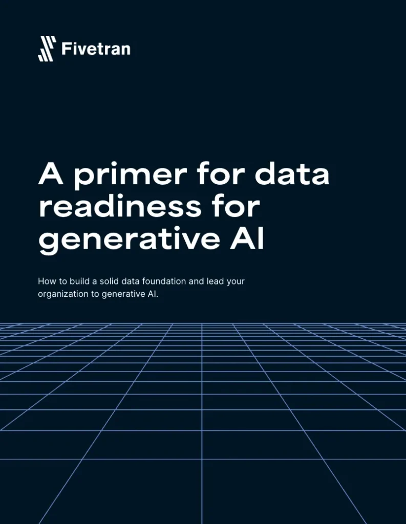 A primer for data readiness for generative AI