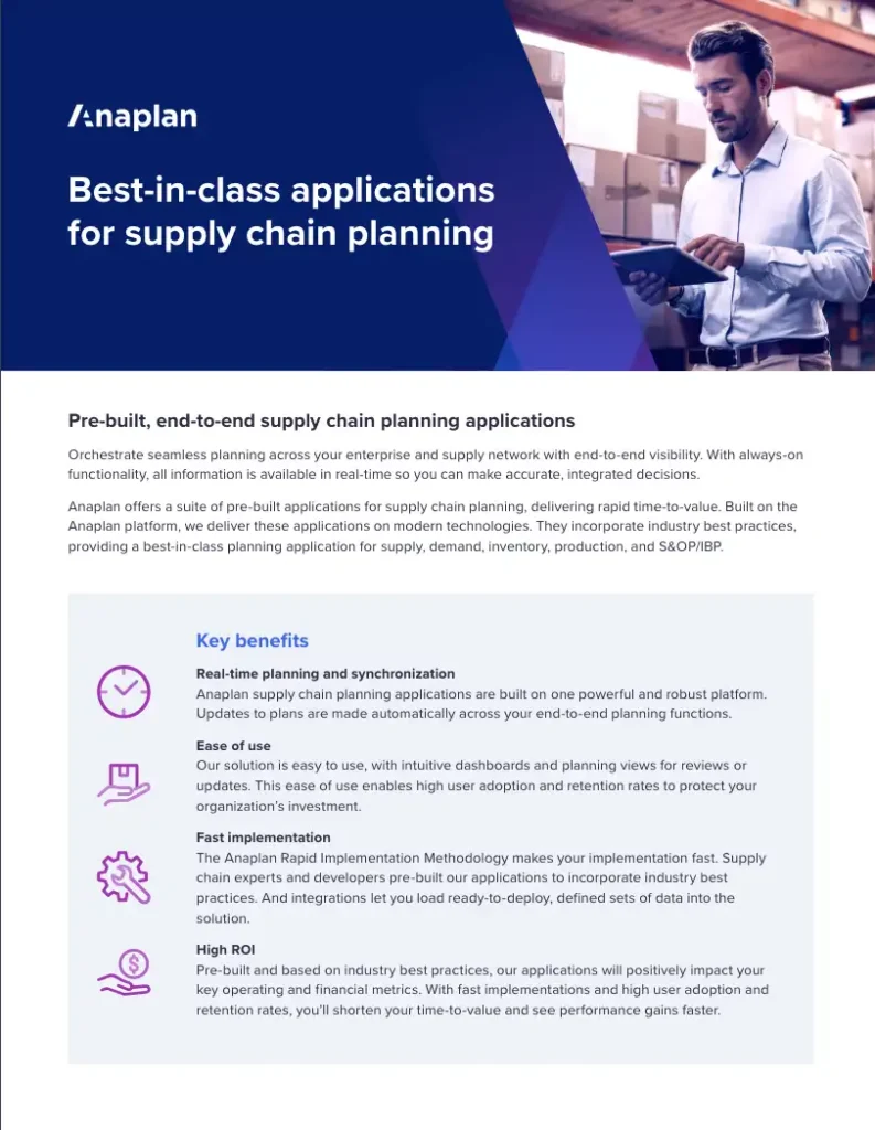 Make Supply Chain Planning Your Secret Weapon