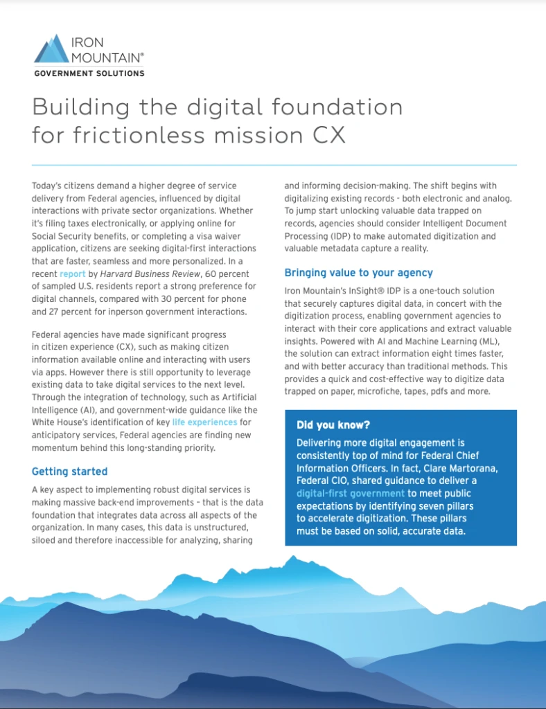 Find the Information You Need Faster: Bringing Dark Data to Light with IDP