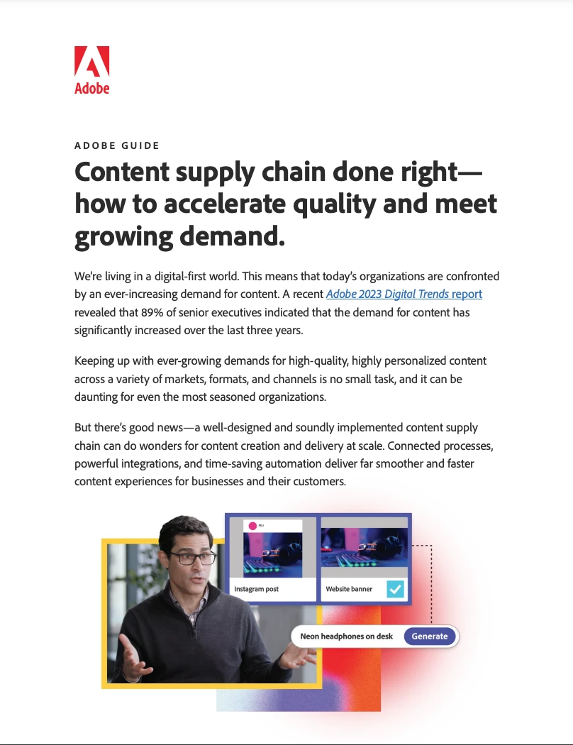 Content supply chain done right- how to accelerate quality and meet growing demand