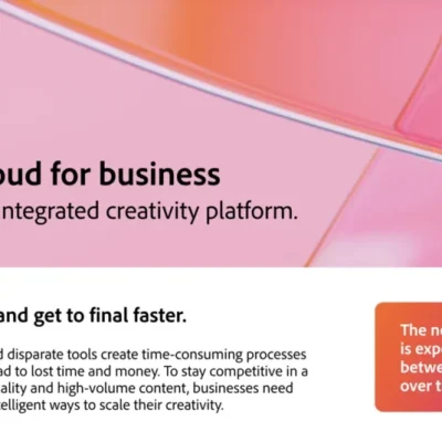Creative Cloud for business: An AI-powered integrated creativity platform