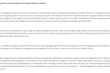 How legacy QA tools are holding you back