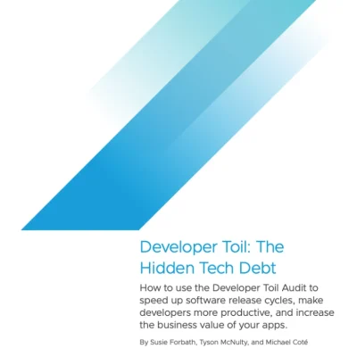 Developer Toil: The Hidden Tech Debt