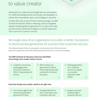 IBV – ceo-generative-ai-customer-service
