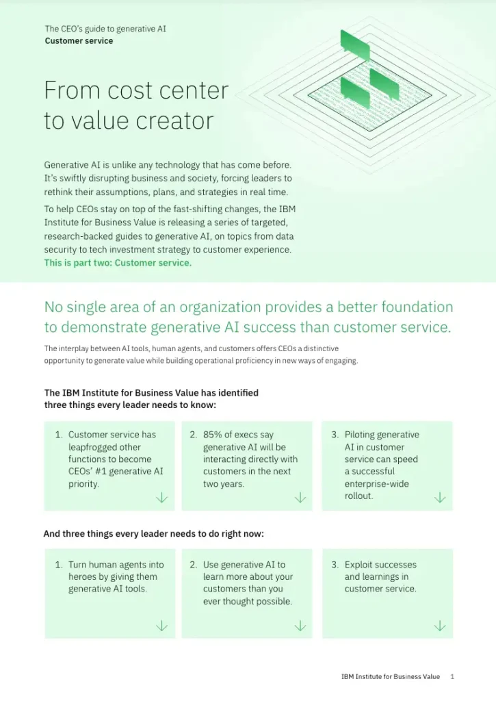 IBV – ceo-generative-ai-customer-service