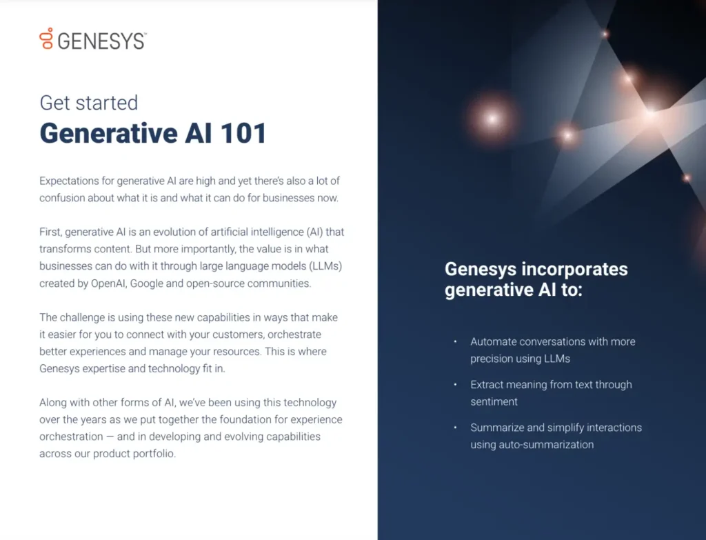 Get Started: Generative Al 101