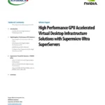 High Performance GPU Accelerated Virtual Desktop Infrastructure Solutions with Supermicro Ultra SuperServers