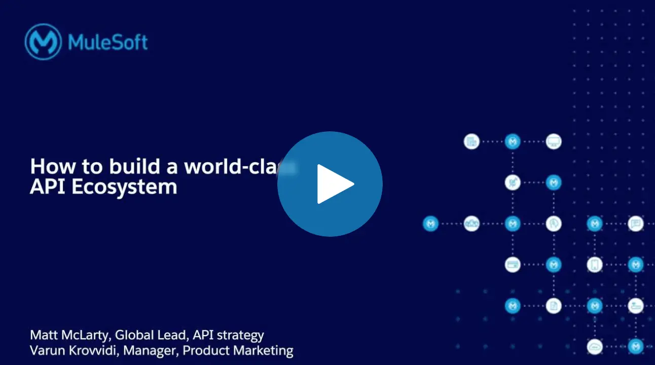 How to build a world-class API ecosystem