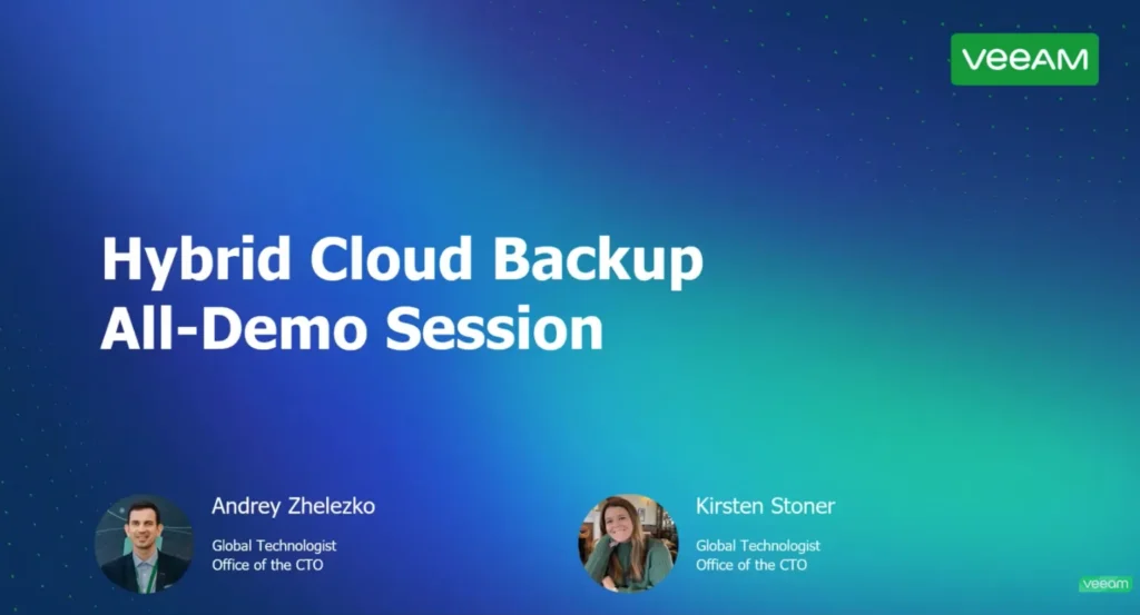 Hybrid Cloud Backup All‑Demo: From Deployment to Day 2 Operations