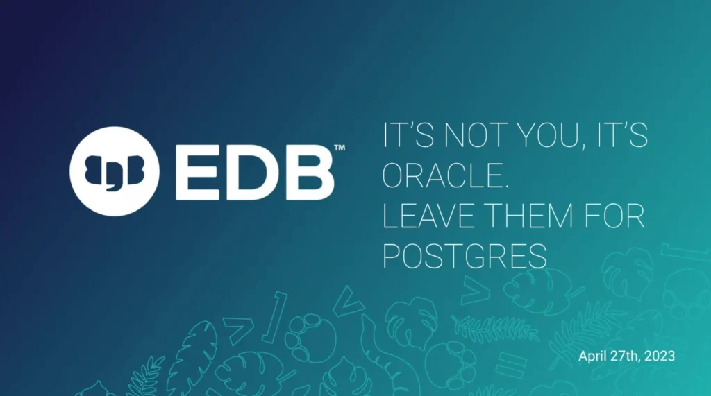 It’s not you, it’s Oracle. Leave them for Postgres.