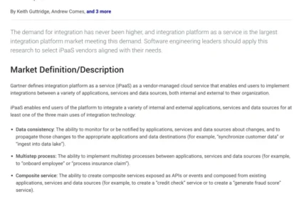MuleSoft named a Leader by Gartner for the 9th year