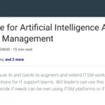 Gartner: Market Guide for Artificial Intelligence Applications in IT Service Management