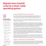 Migrate from CentOS Linux to a cloud-ready operating system