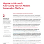 Migrate to Microsoft Azure using Red Hat Ansible Automation Platform