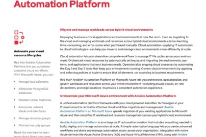 Migrate to Microsoft Azure using Red Hat Ansible Automation Platform