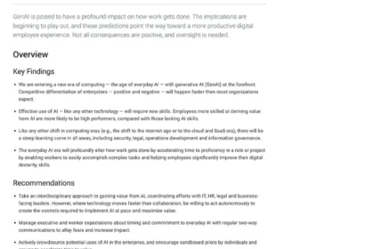 Predicts 2024: Ai’s Impact On The Employee Experience