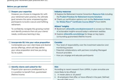 Field Guide: Your Roadmap to Integrating Guaranteed Lifetime Income