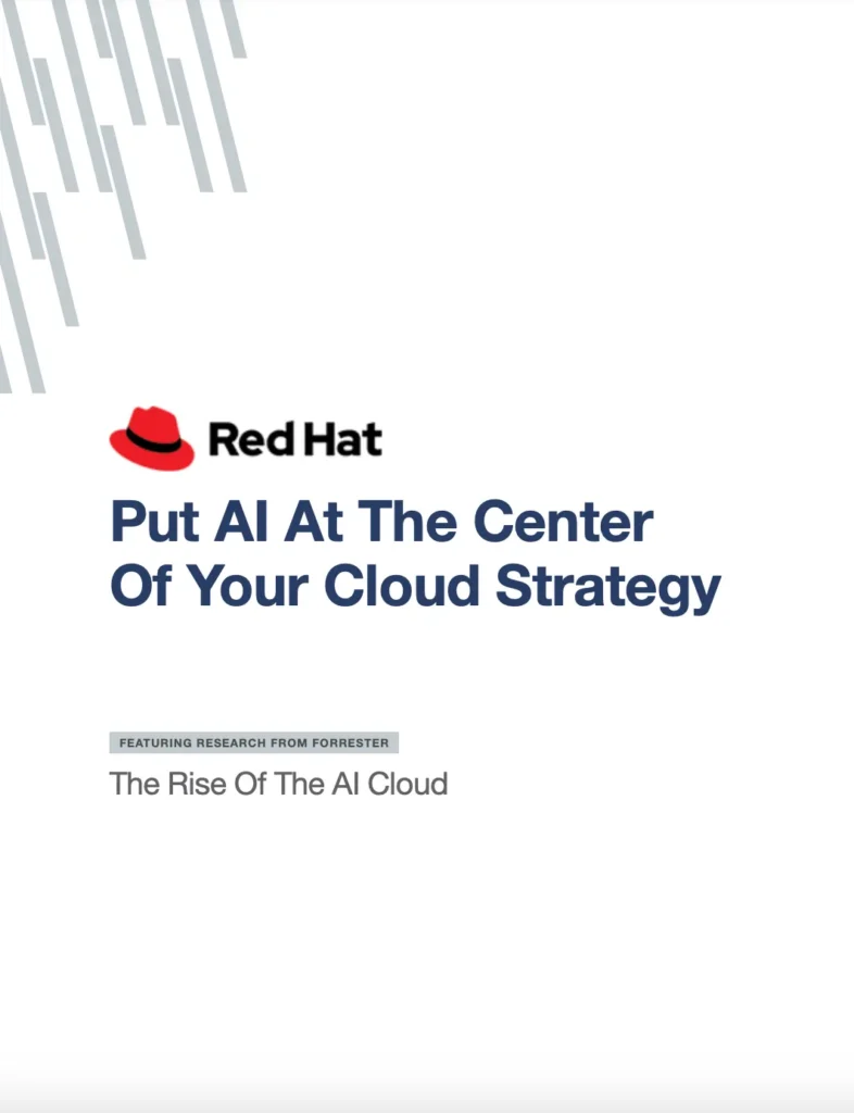 Put AI At The Center Of Your Cloud Strategy