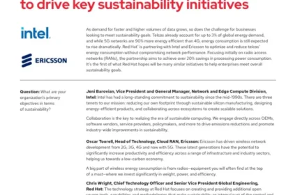 Reducing consumption & meeting sustainability goals