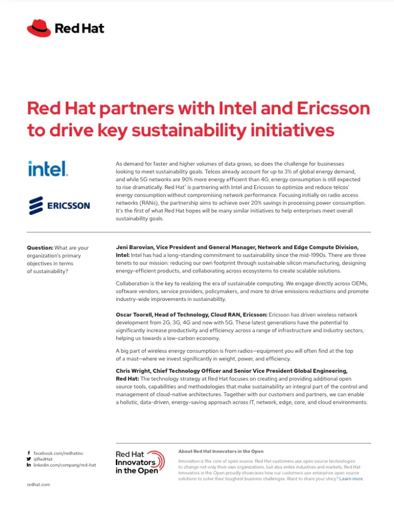 Reducing consumption & meeting sustainability goals